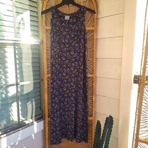 Vintage Rabbit Rabbit Rabbit floral Dress 90s